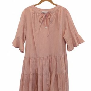 NWT Petal & Pup Pink Ruffle Sleeve Dress
